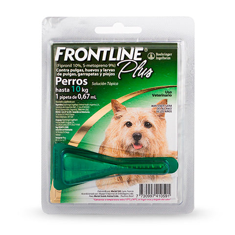 Frontline Plus Perro S 2-10 kg 1 pipeta