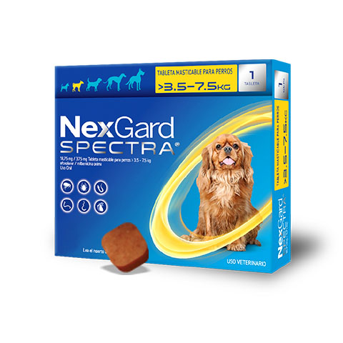 NEXGARD SPECTRA S 3.6-7.5 KG 1 TAB